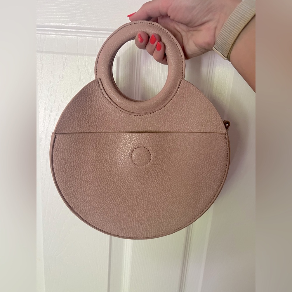 Remi/Reid circle bag in dusty rose